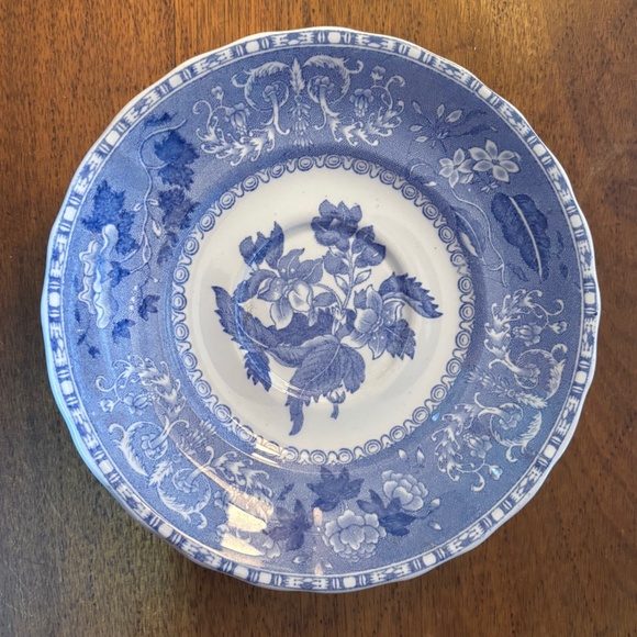 Spode's Blue Camilla Copeland Saucer - Picture 1 of 5